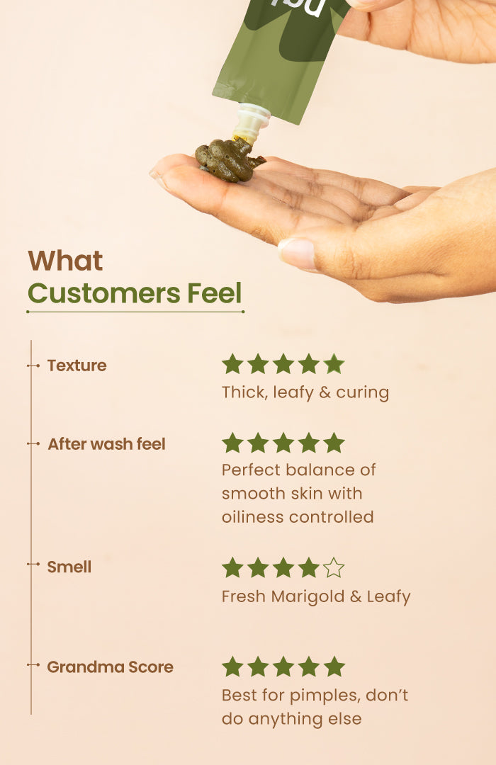 Fresh Neem Ajwain Lepa Face Pack 40g