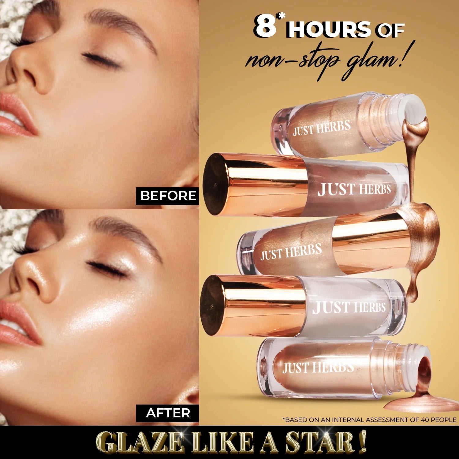Glaze Nectar Liquid Highlighter with Shea Butter and Aloe Vera
