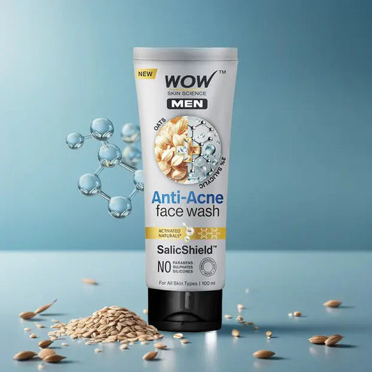 【WOW Skin Science】 Oat Extract Salicylic Acid Anti Acne Face Wash｜オートエキス サリチル酸 フェイスウォッシュ