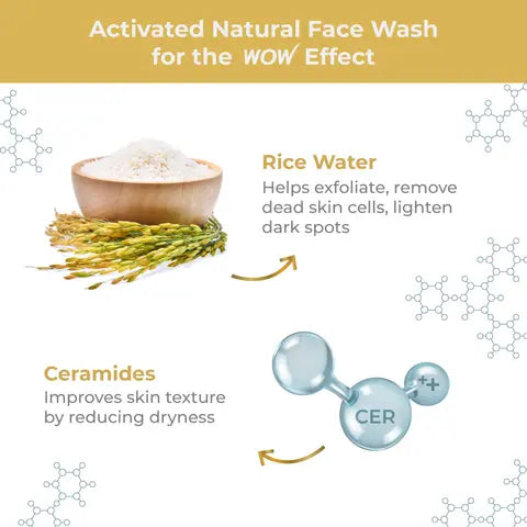 Rice Water & Ceramide Face Wash Deep Hydration Boost 100ml
