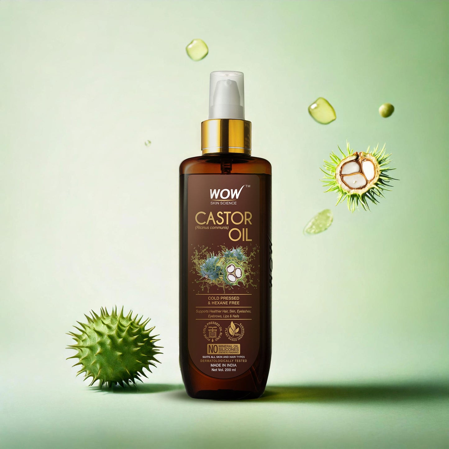 Castor Oil Pure Hexane Free 200ml