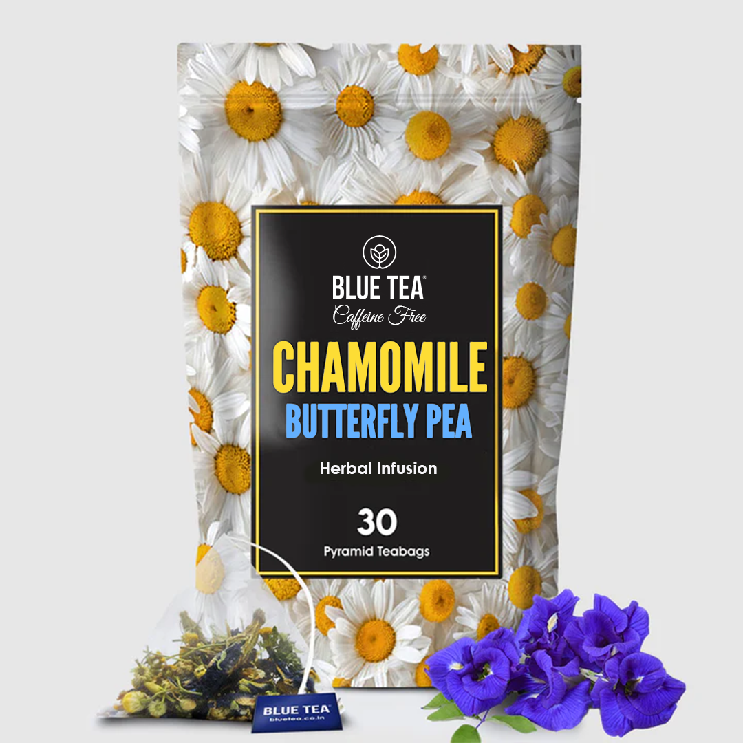 Chamomile Butterfly Pea Herbal Tea  - 30 Teabags 30 Tea Bags