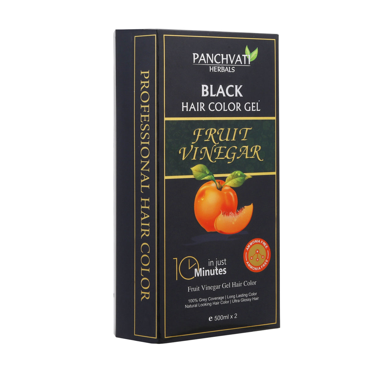 Fruit Vinegar Black Hair Color Gel 200ml x 2