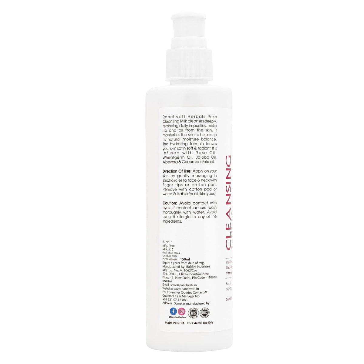 Rose Cleansing Milk 150ml x 2