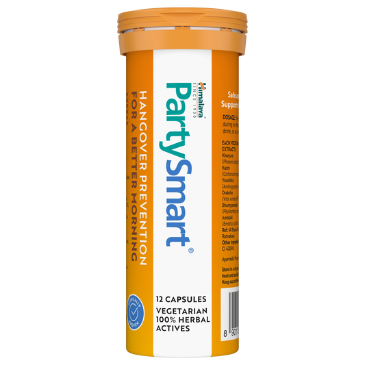 PartySmart Anti-Hangover Capsules Cannister Pack 1x12 Capsules