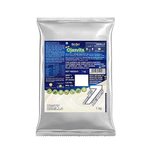 Vanilla Ojasvita - Sharp Mind & Fit Body, 1 kg (Refill Pack) 1kg