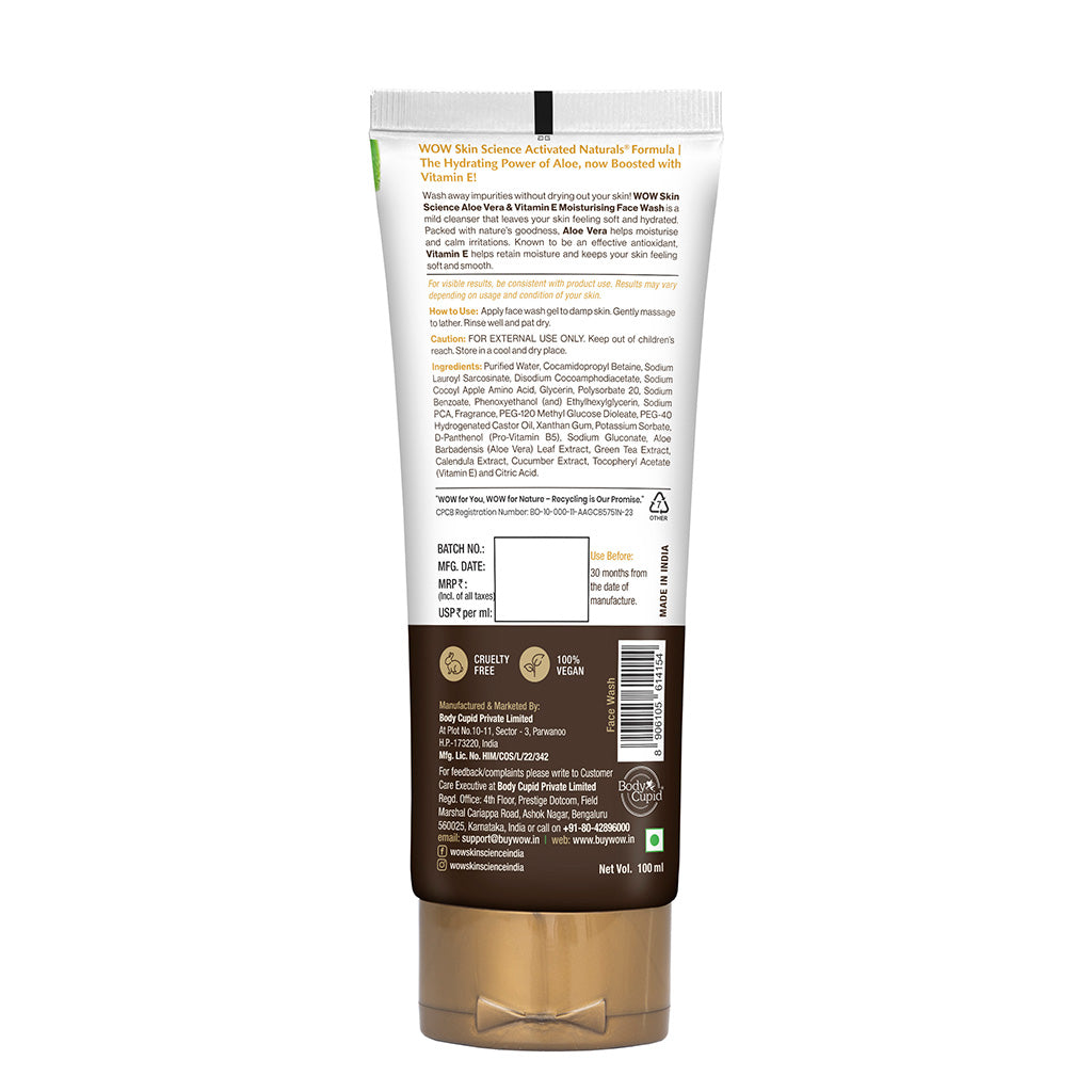 Aloe Vera Hydrating Face Wash