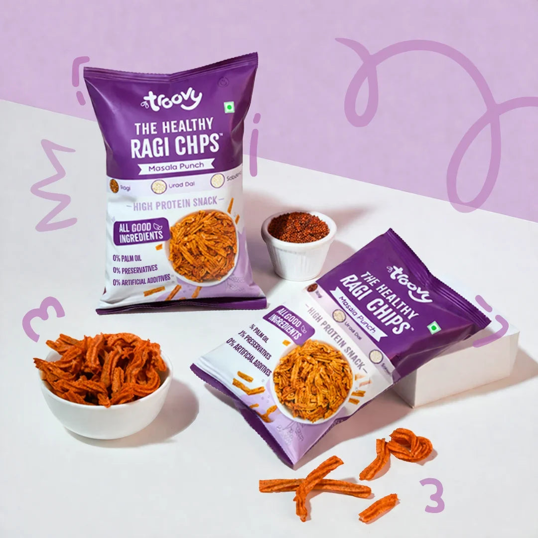 Troovy Ragi Chips 70g×10袋