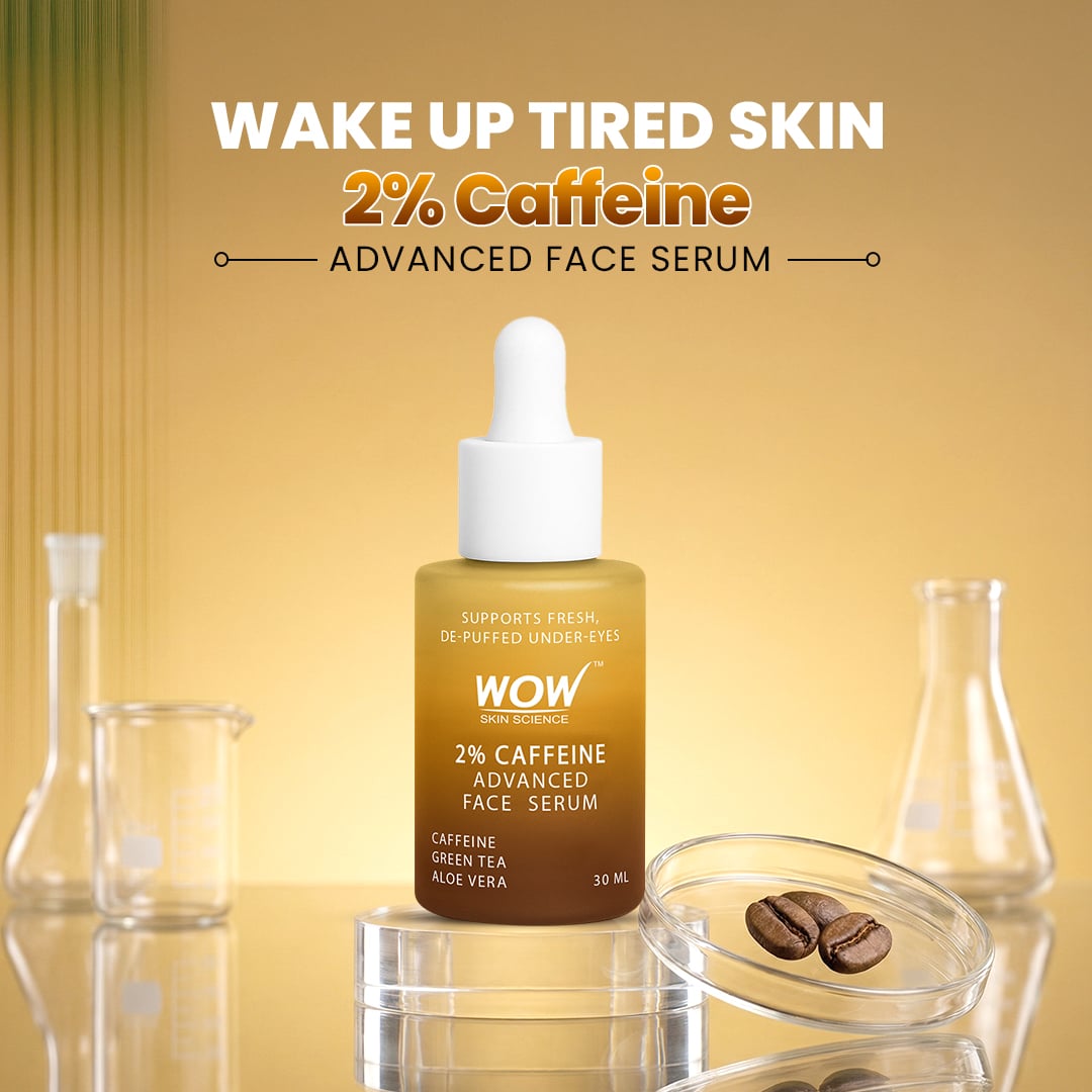 2% Caffeine Face Serum Reduce Puffiness & Revitalize Skin 30ml