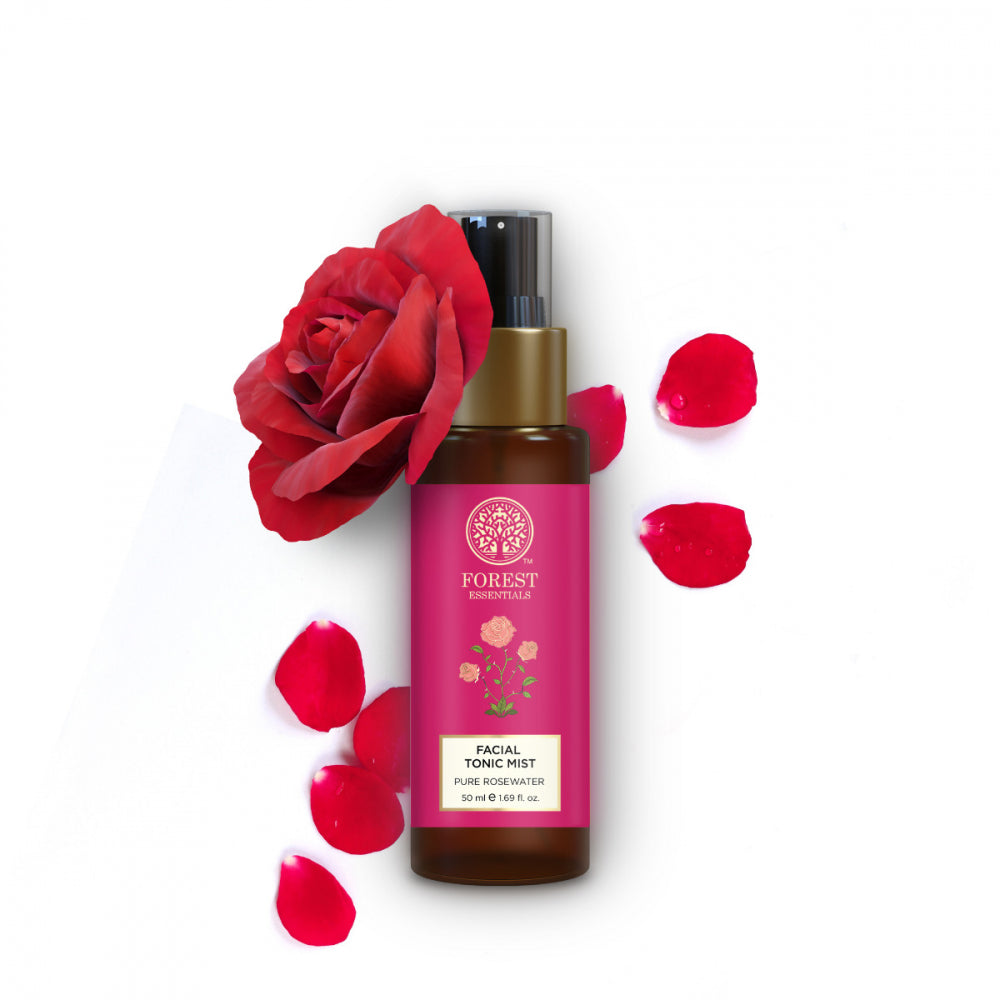 Travel Size Facial Tonic Mist Pure Rosewater 40 ml