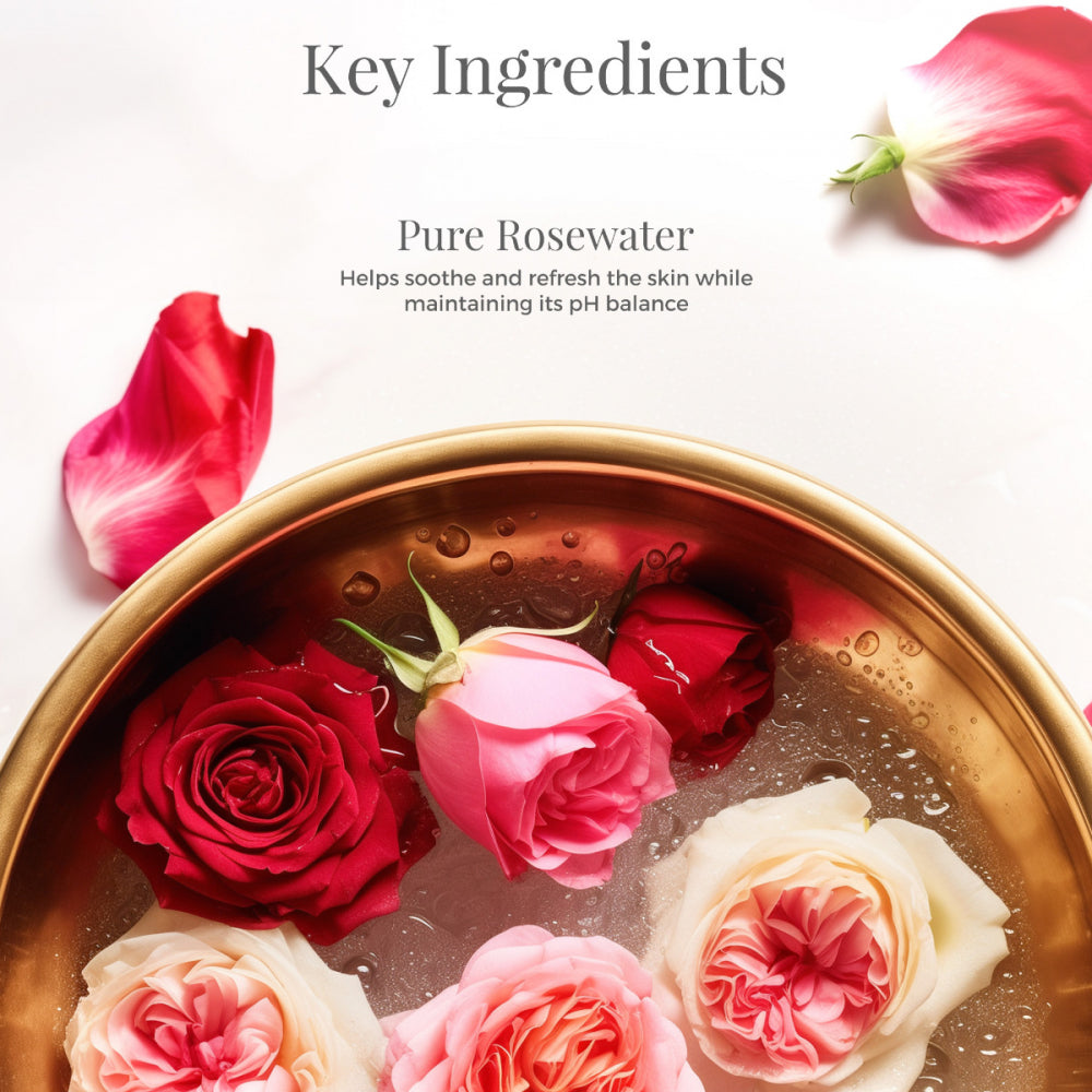 Travel Size Facial Tonic Mist Pure Rosewater 40 ml