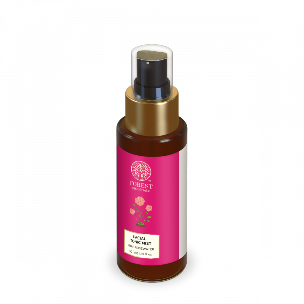 Travel Size Facial Tonic Mist Pure Rosewater 40 ml