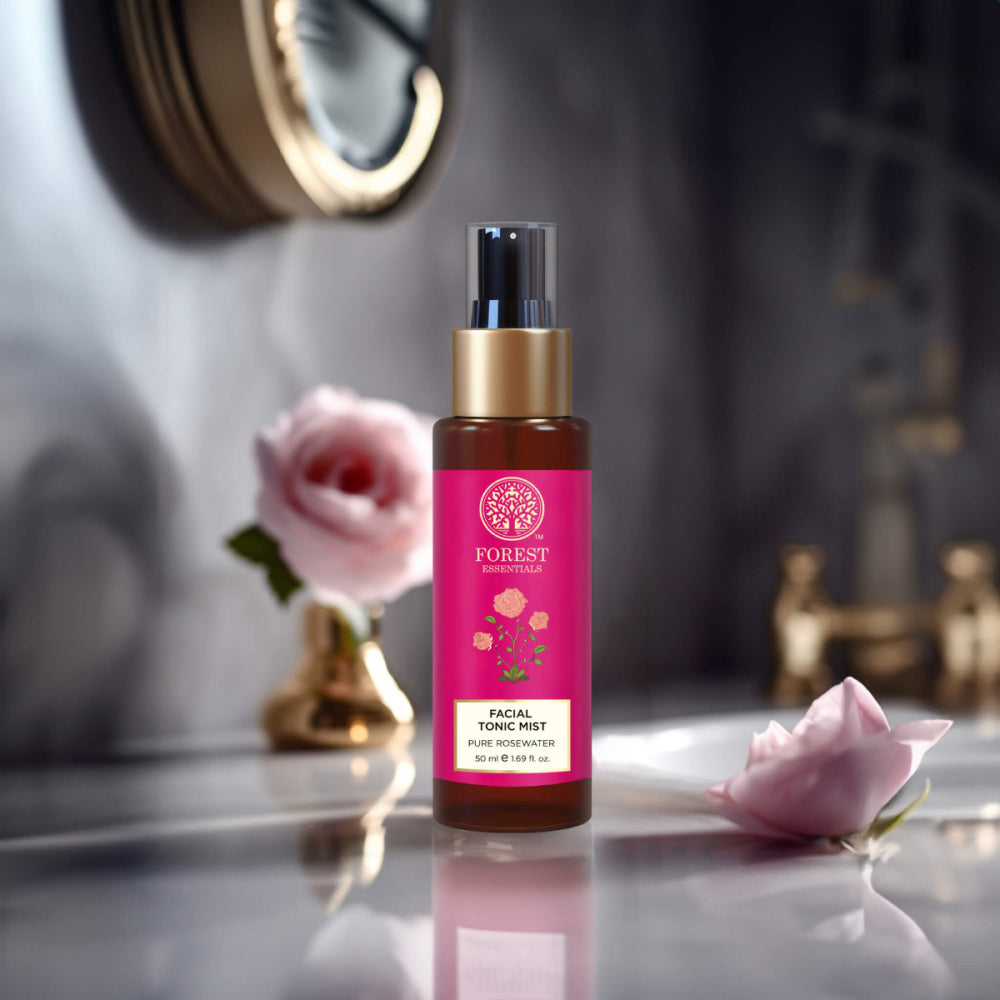 Travel Size Facial Tonic Mist Pure Rosewater 40 ml