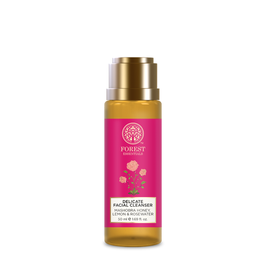 Travel Size Delicate Facial Cleanser Mashobra Honey, Lemon & Rosewater 50 ml