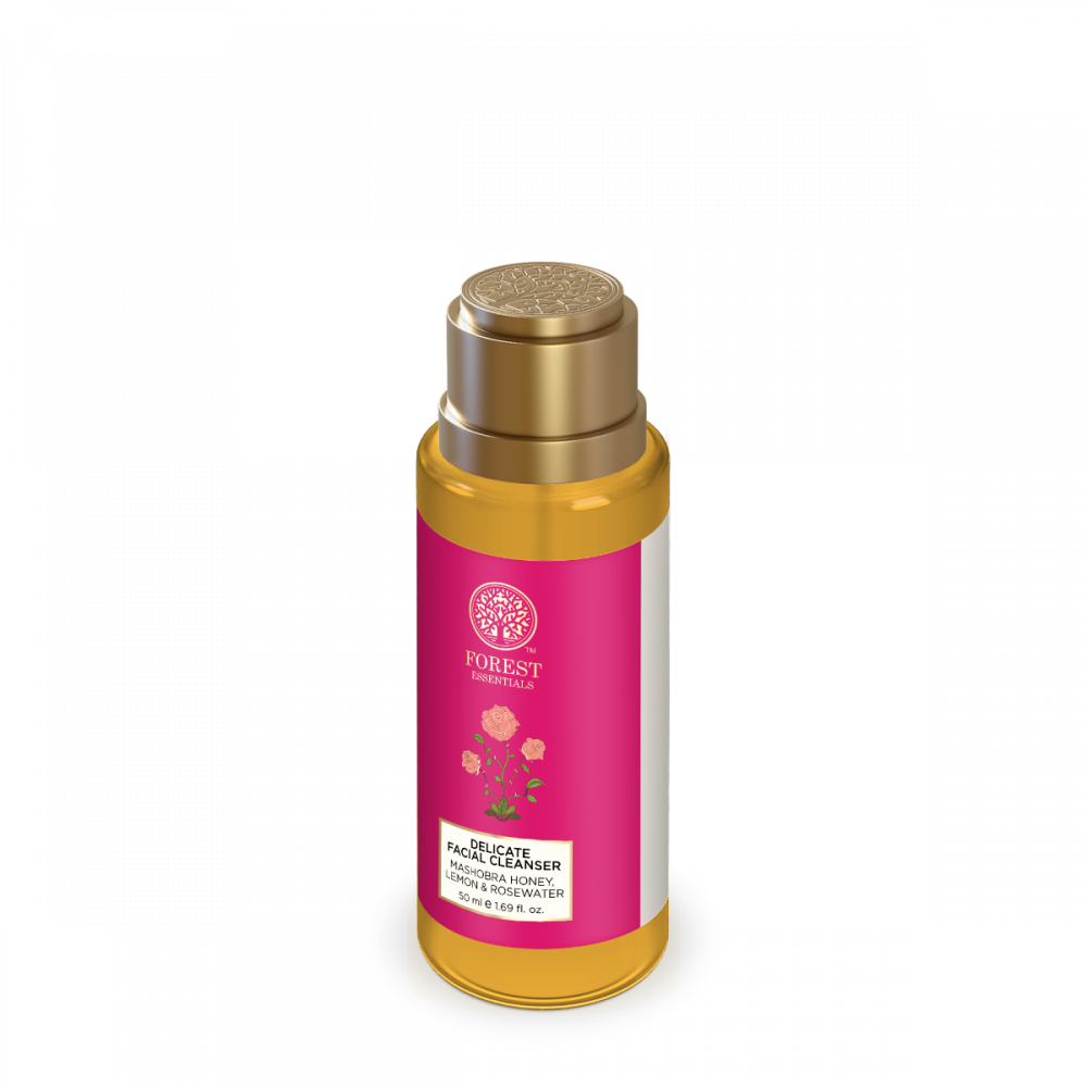 Travel Size Delicate Facial Cleanser Mashobra Honey, Lemon & Rosewater 50 ml