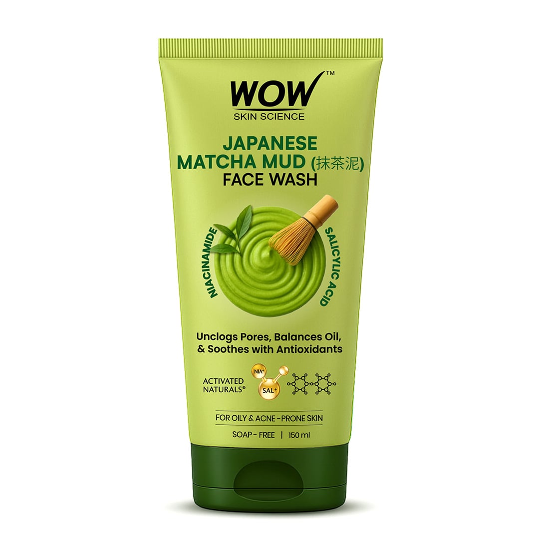 Japanese Matcha Mud Face Wash Purifies and Balances Oily Skin 150ml