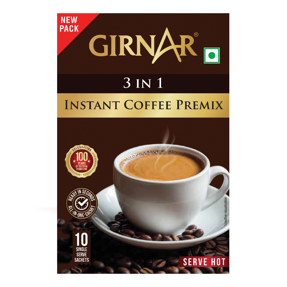 Instant Premix 3 In 1 Coffee 10 Sachets