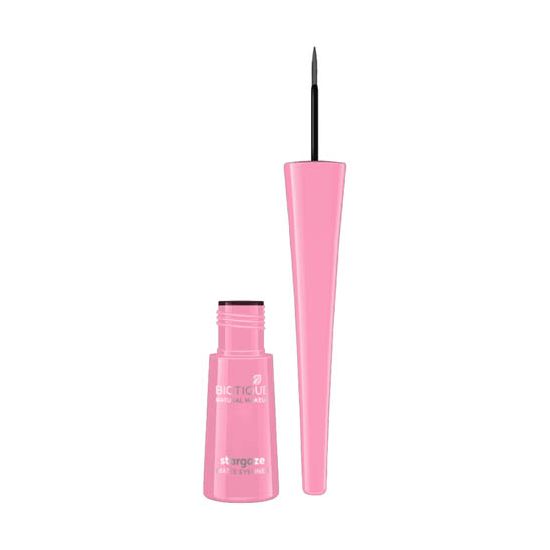 Biotique Natural Makeup Stargaze Matte Eye Liner, Charcoal Black, 3ml