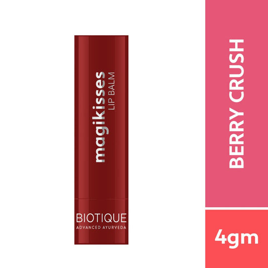 【Biotique】 Magikisses Lip Balm - 4 gm｜マジキッス リップバーム｜4G