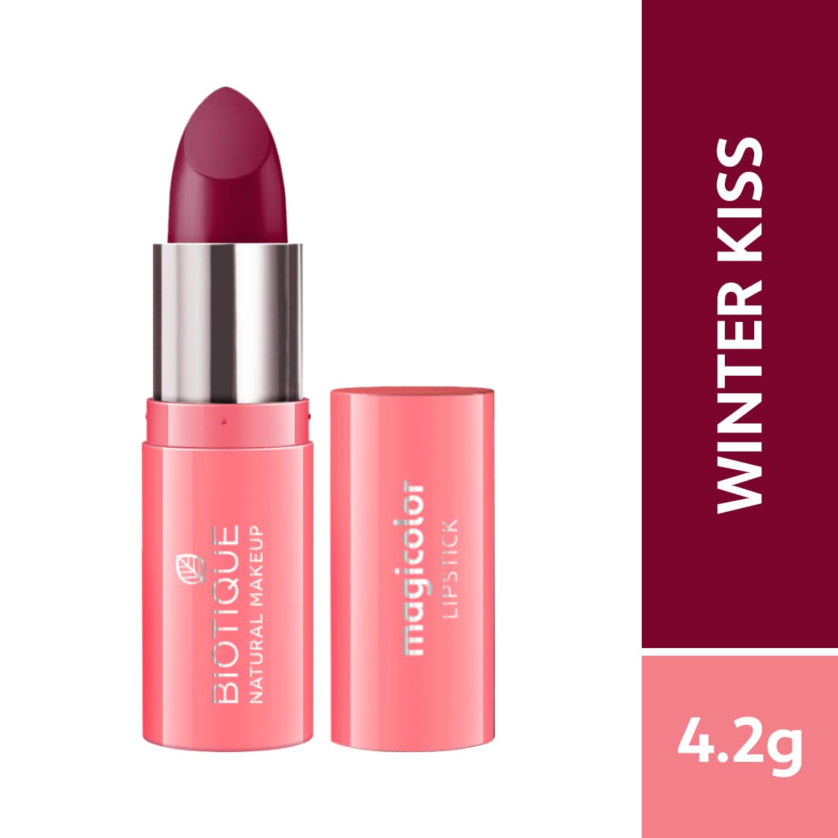 Biotique Natural Makeup Magicolor Lipstick, Cookie Crumble