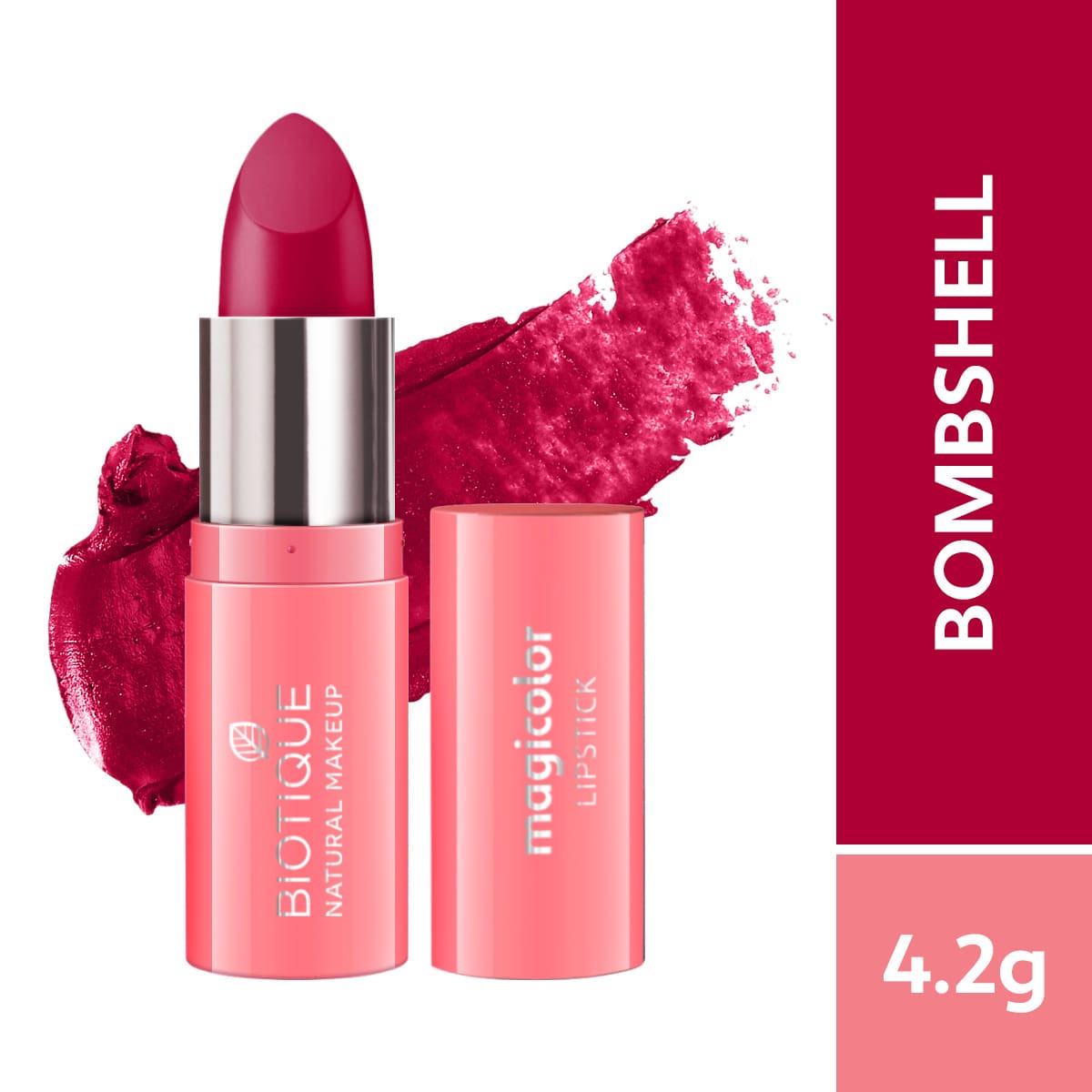 Biotique Natural Makeup Magicolor Lipstick, Cookie Crumble