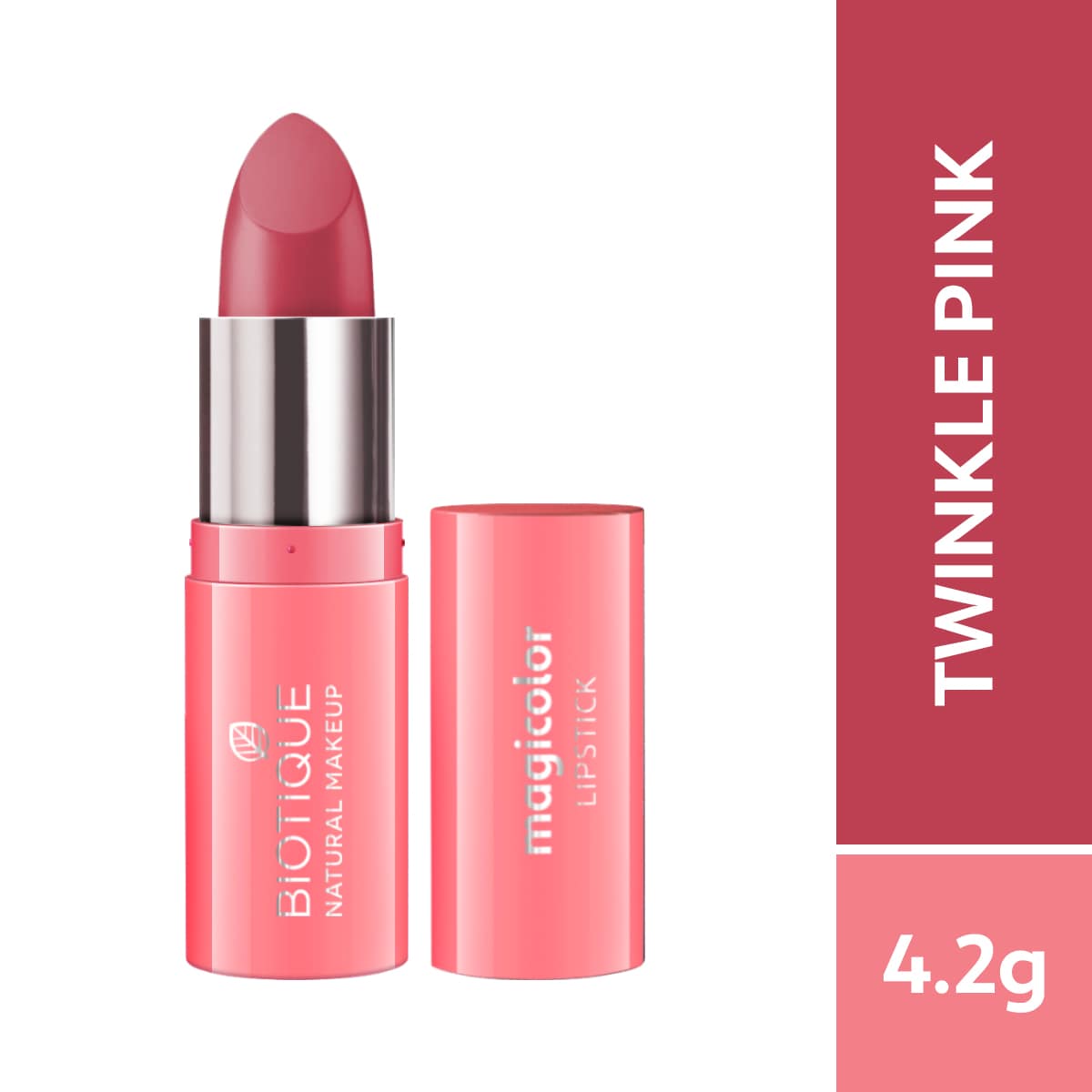 Biotique Natural Makeup Magicolor Lipstick, Cookie Crumble