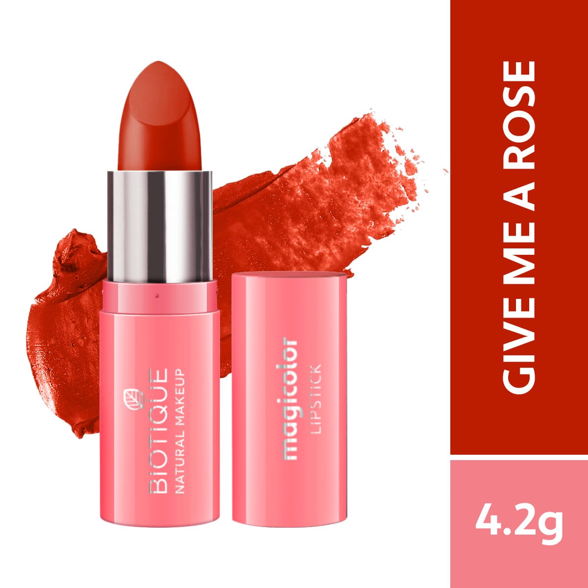 Biotique Natural Makeup Magicolor Lipstick, Cookie Crumble