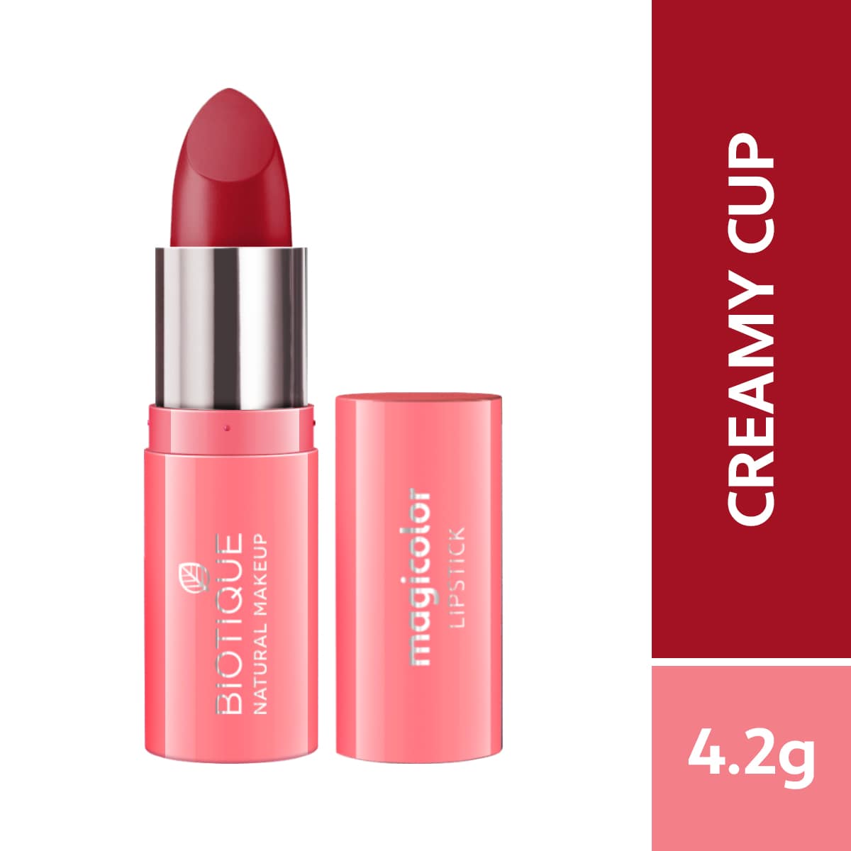 Biotique Natural Makeup Magicolor Lipstick, Cookie Crumble
