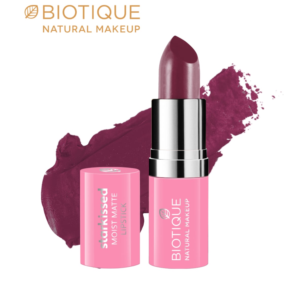 Biotique Natural Makeup Starkissed Moist Matte Lipstick, Date Night