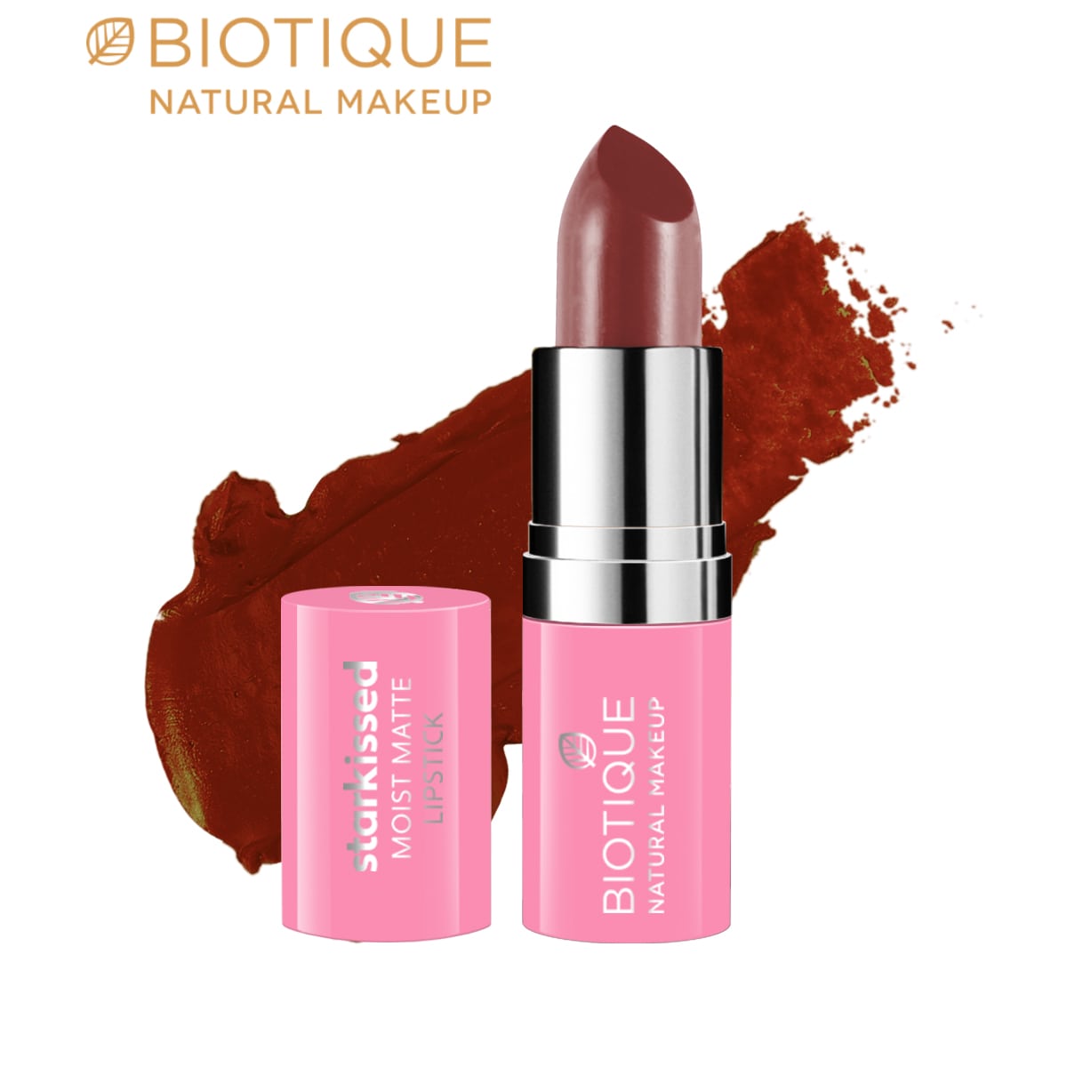 Biotique Natural Makeup Starkissed Moist Matte Lipstick, Date Night