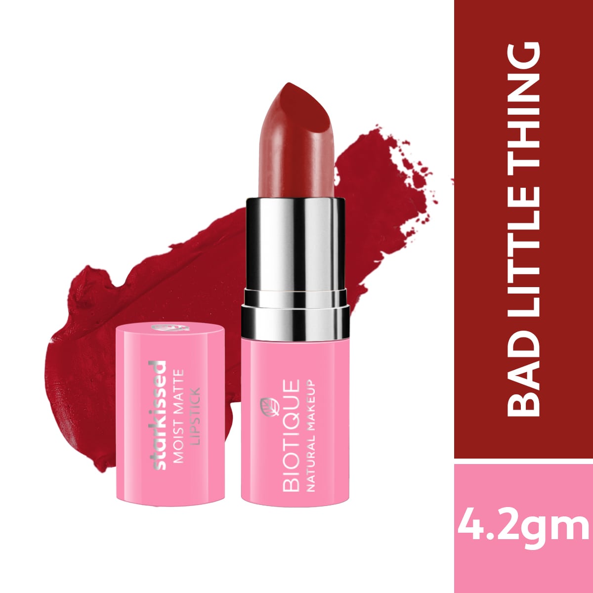 Biotique Natural Makeup Starkissed Moist Matte Lipstick, Date Night