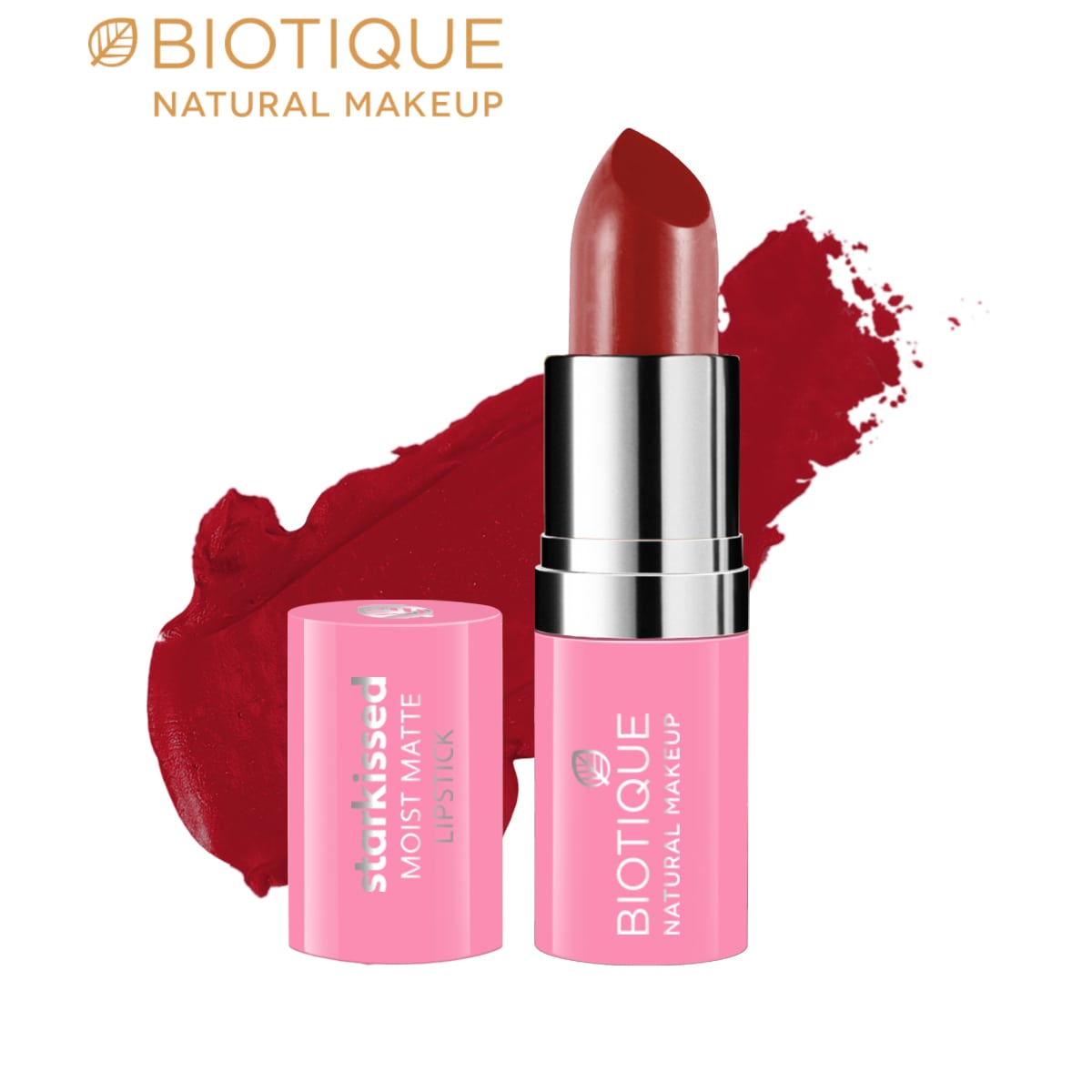 Biotique Natural Makeup Starkissed Moist Matte Lipstick, Date Night