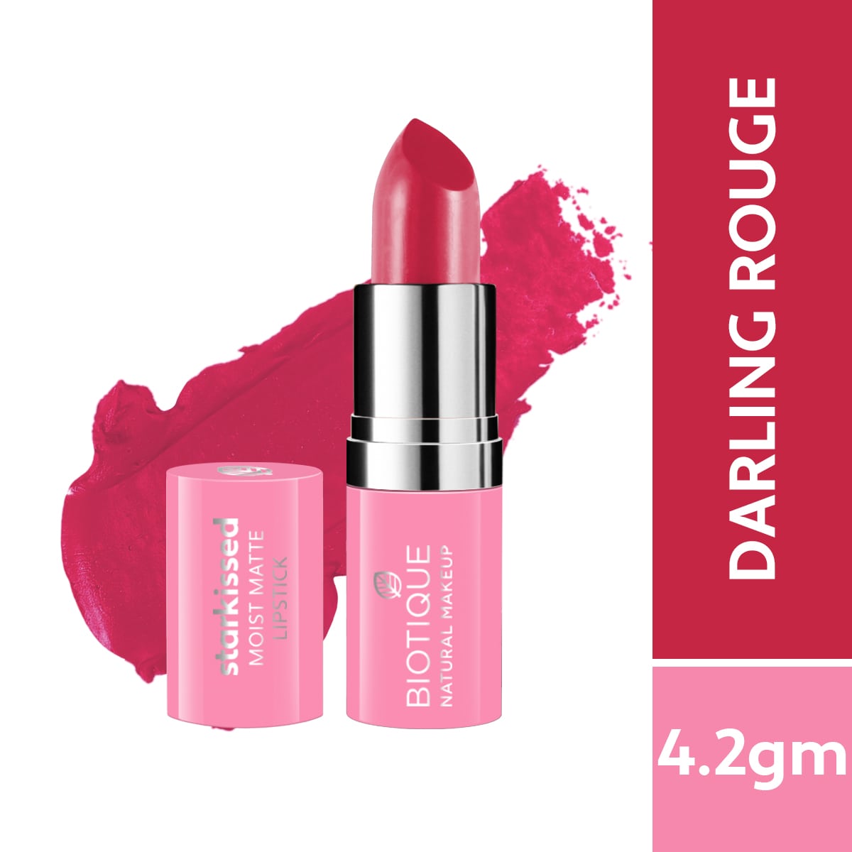 Biotique Natural Makeup Starkissed Moist Matte Lipstick, Date Night