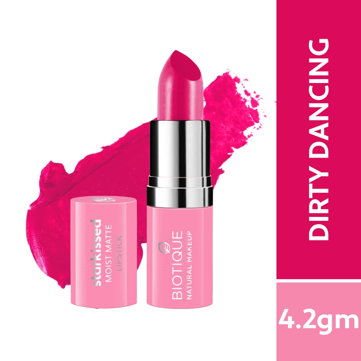 Biotique Natural Makeup Starkissed Moist Matte Lipstick, Date Night