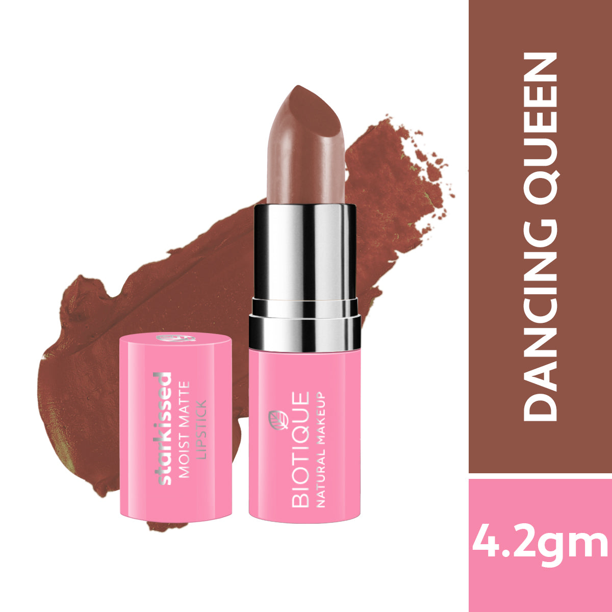 Biotique Natural Makeup Starkissed Moist Matte Lipstick, Date Night