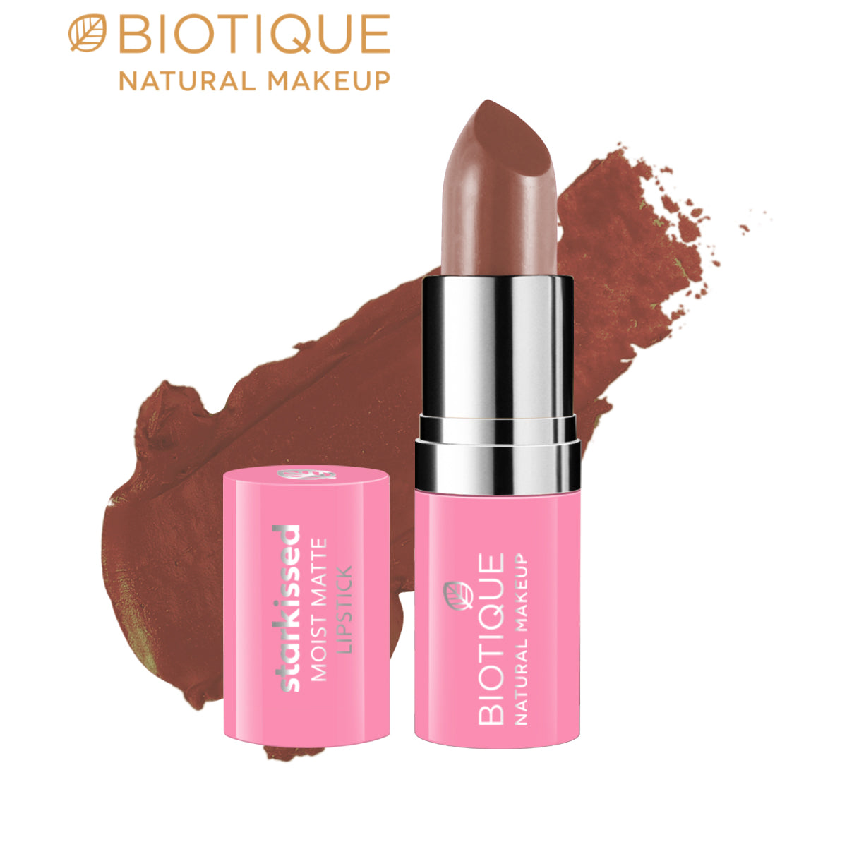 Biotique Natural Makeup Starkissed Moist Matte Lipstick, Date Night