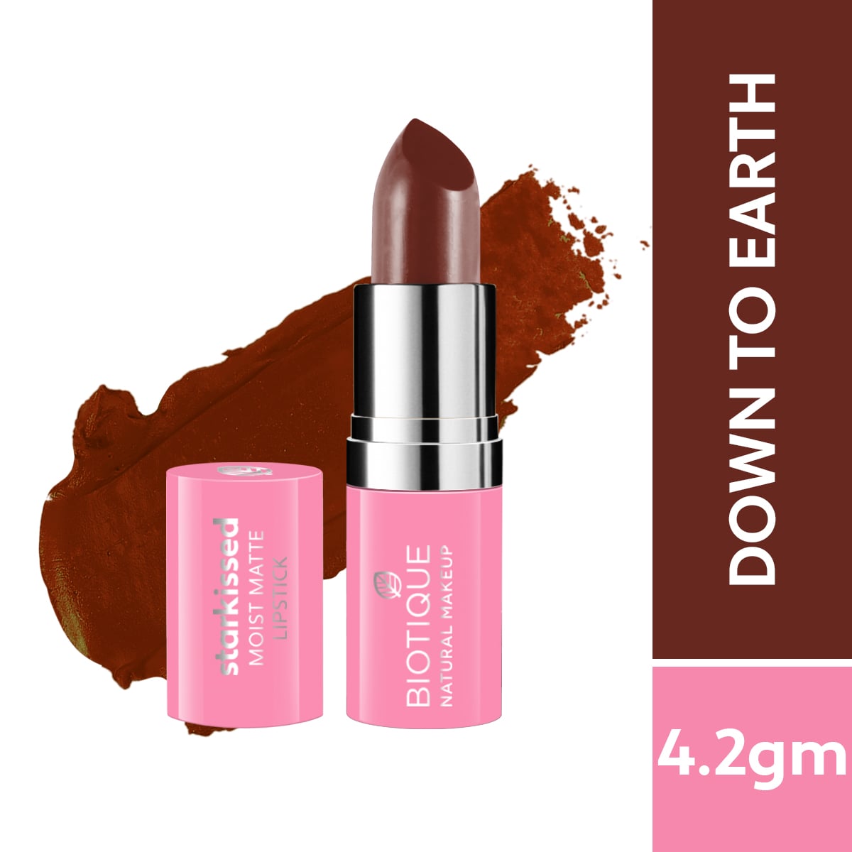 Biotique Natural Makeup Starkissed Moist Matte Lipstick, Date Night