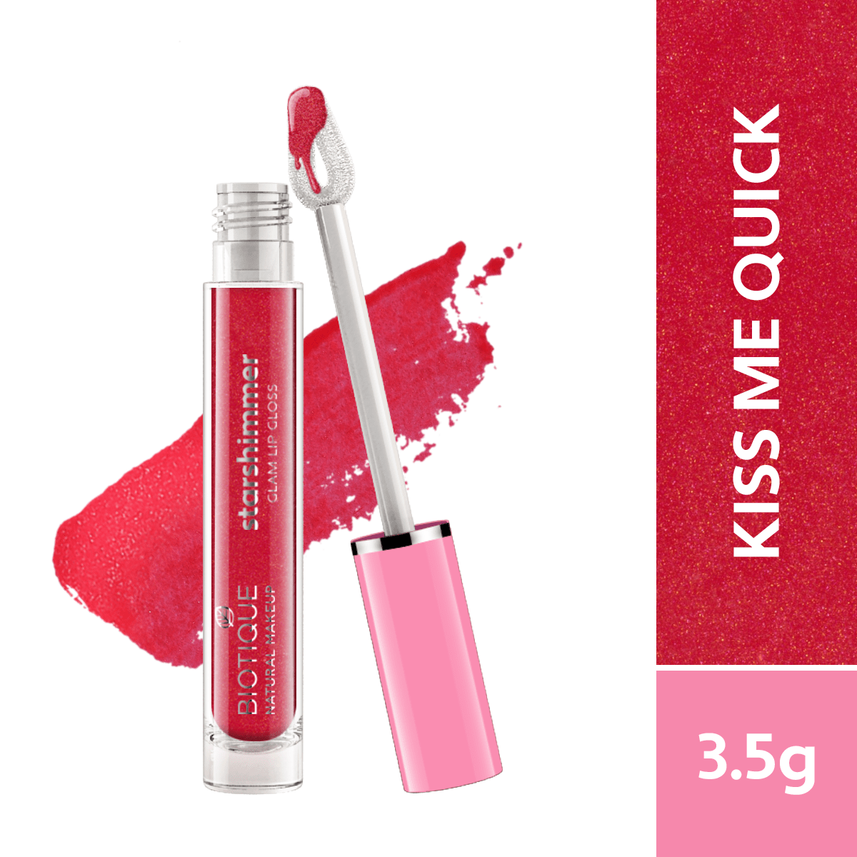 Biotique Natural Makeup Starshimmer Glam Lipgloss- 3.5g