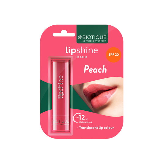 【Biotique】 Magikisses Lip Balm - 4 gm Peach It