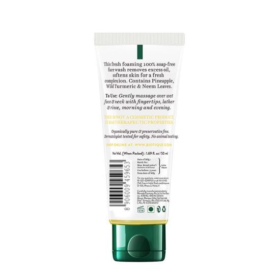 Pineapple Oil Control Foaming Face Wash