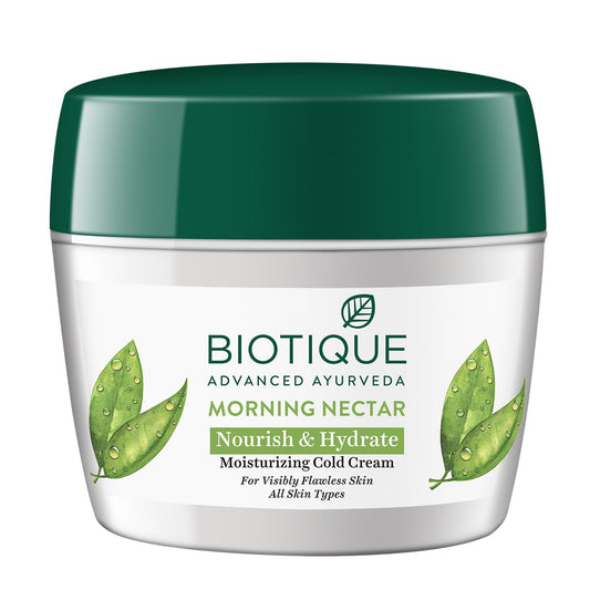 【Biotique】 Morning Nectar Nourish & Hydrate Moisturizing Cream｜モーニングネクター Nourish Hydrate モイスチャライジング クリーム｜175G