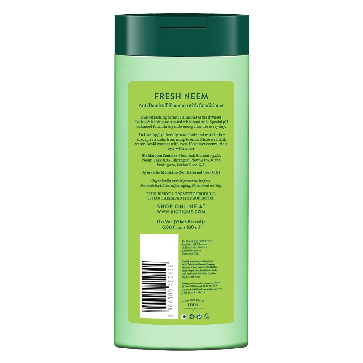 FRESH NEEM Anti Dandruff Shampoo & Conditioner