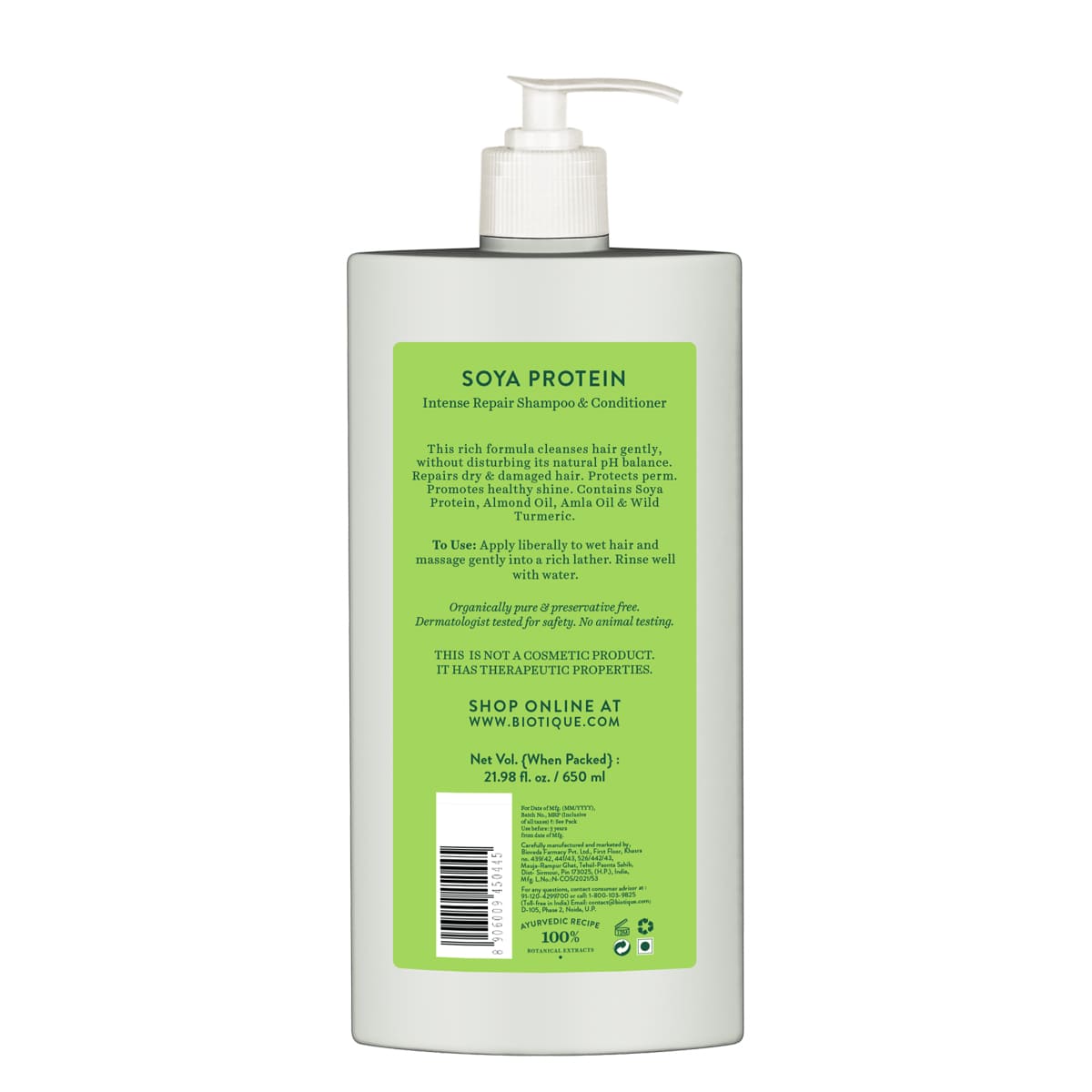 Soya Protein Intense Repair Shampoo & Conditioner