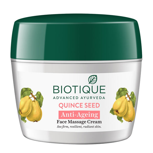 【Biotique】 QUINCE SEED Revitalizing Face Massage Cream｜クインスシード エイジングケア Face Massage クリーム｜175G