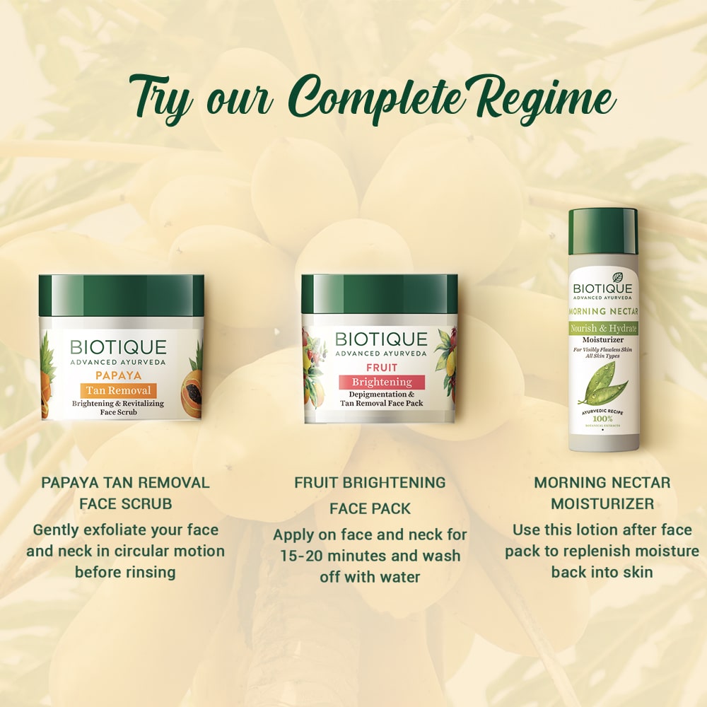 PAPAYA Tan Removal Brightening & Revitalizing Face Scrub