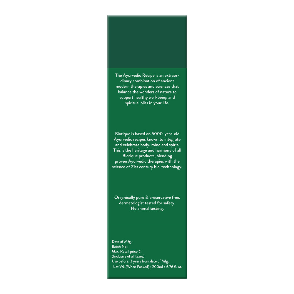 【Biotique】 CUCUMBER Pore Tightening Refreshing Toner 190ml｜きゅうり ポアタイトニング リフレッシング トナー｜190ML