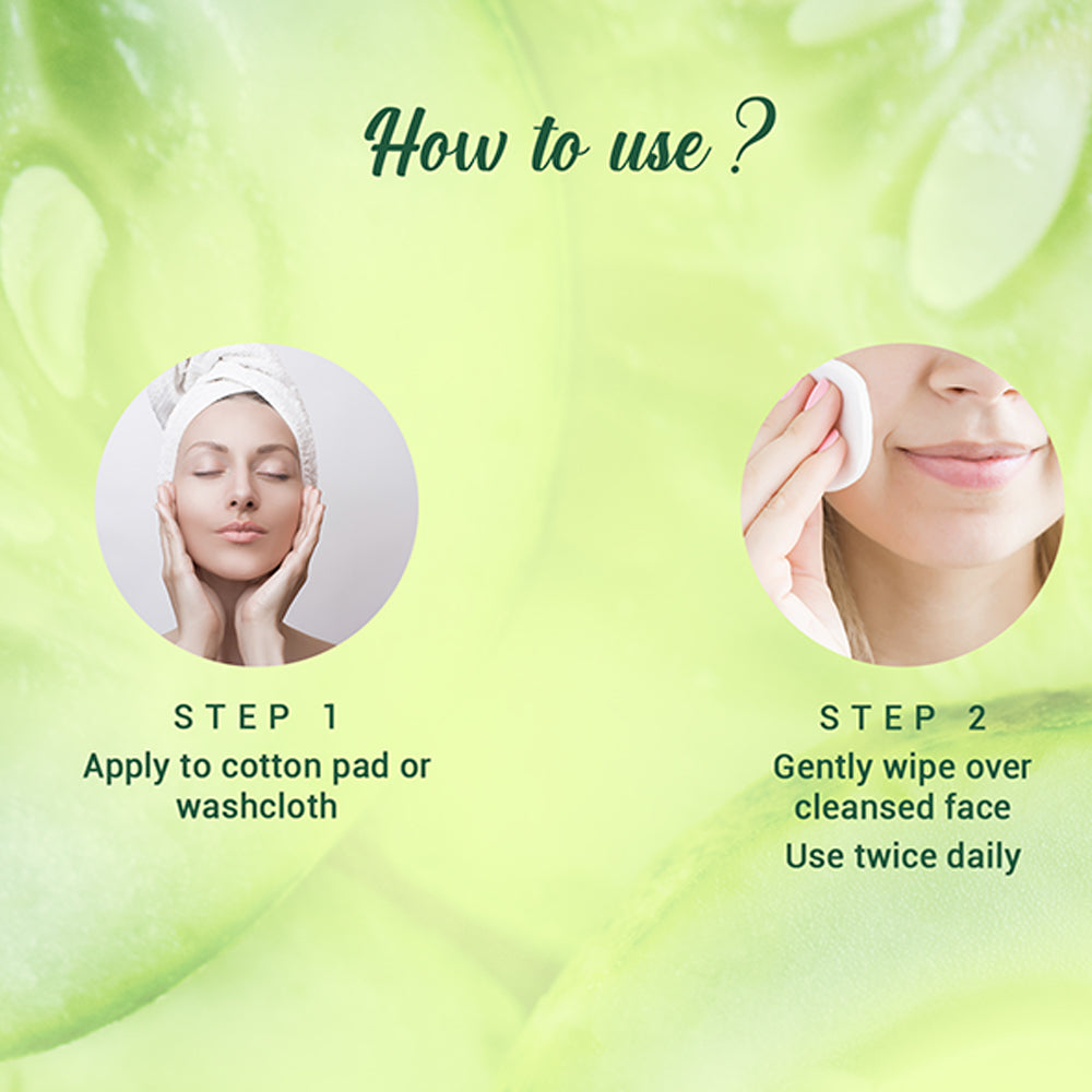 【Biotique】 CUCUMBER Pore Tightening Refreshing Toner 190ml｜きゅうり ポアタイトニング リフレッシング トナー｜190ML