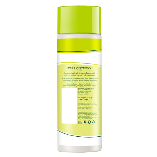 Biotique Basil & Sandalwood Baby Powder 150 Gm (Mickey Powder)