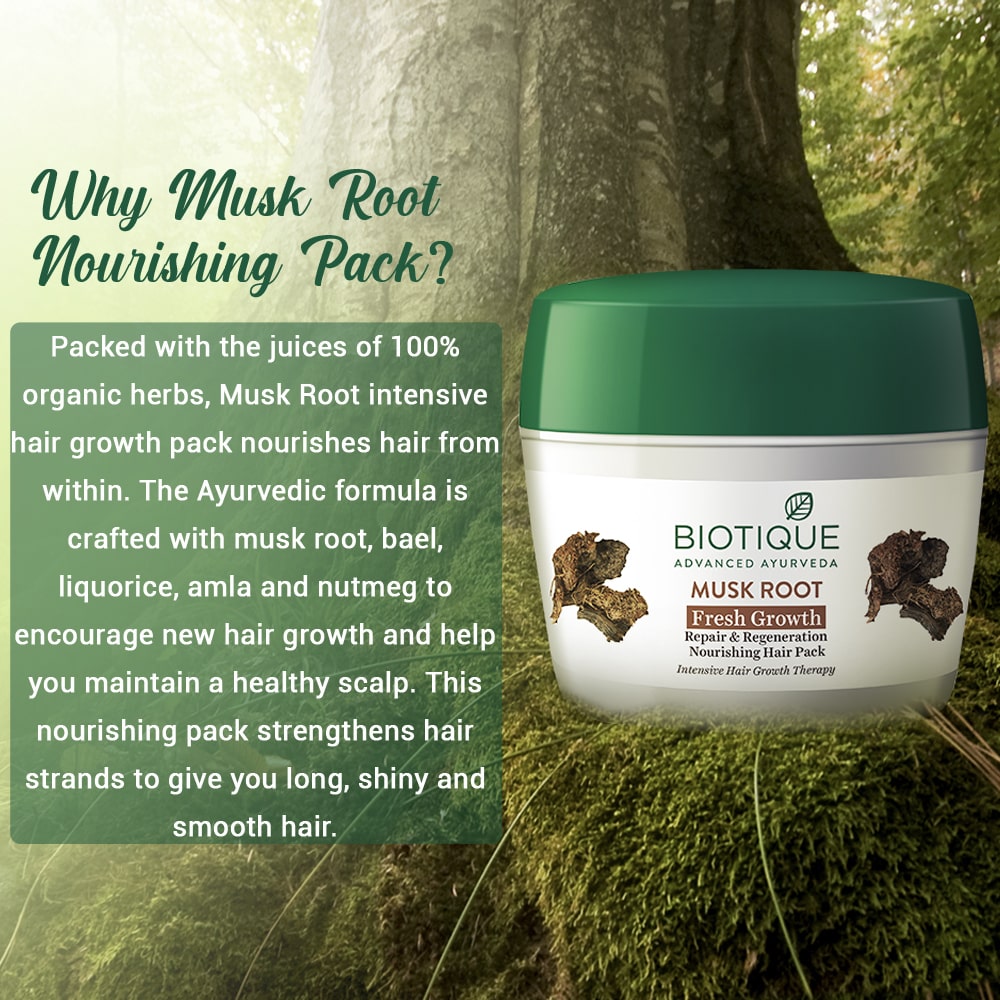 Biotique Musk Root Hair Mask