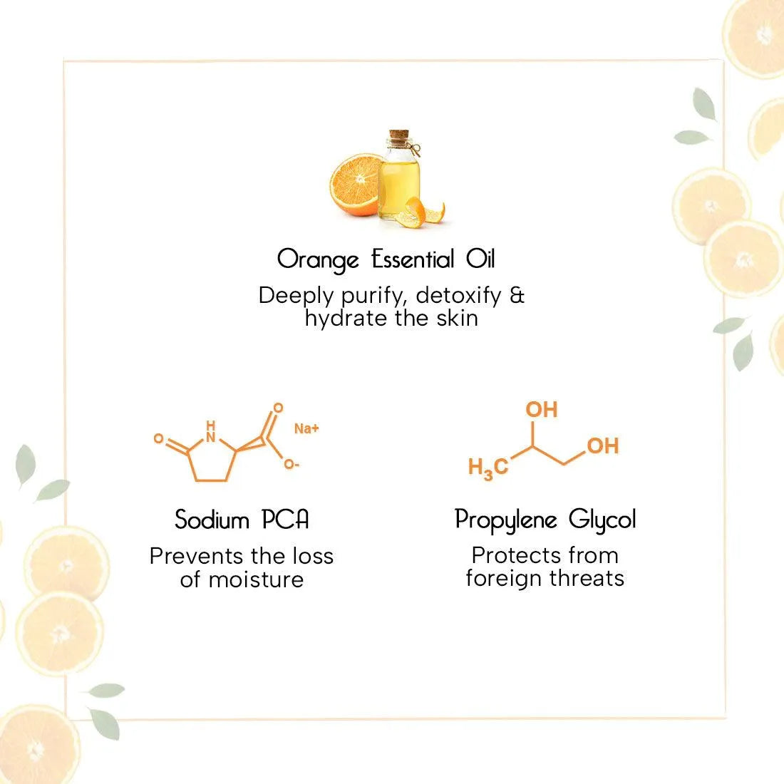 Orange Hydrating Toner, Vitamin C Enriched, Brightening, Rejuvenating, Refreshing, Soothing & Detox for All Skin Types, Orange Essential Oil 200ml